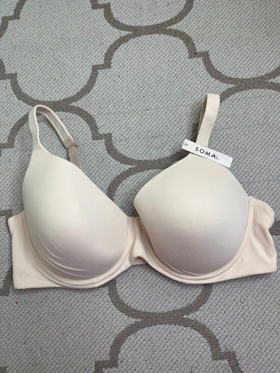 Soma Other - Soma Embraceable Perfect Coverage Underwire Pale Sand Bra, size 42D, MSRP $49